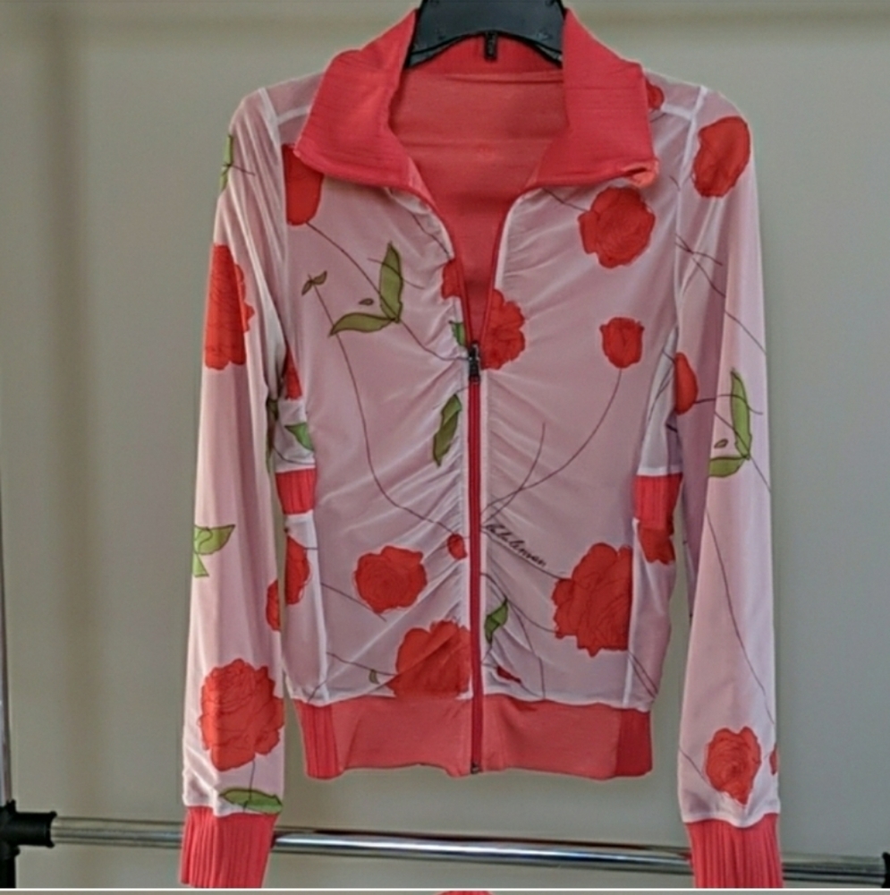 Lululemon Reversible Raja Jacket Floral Coral